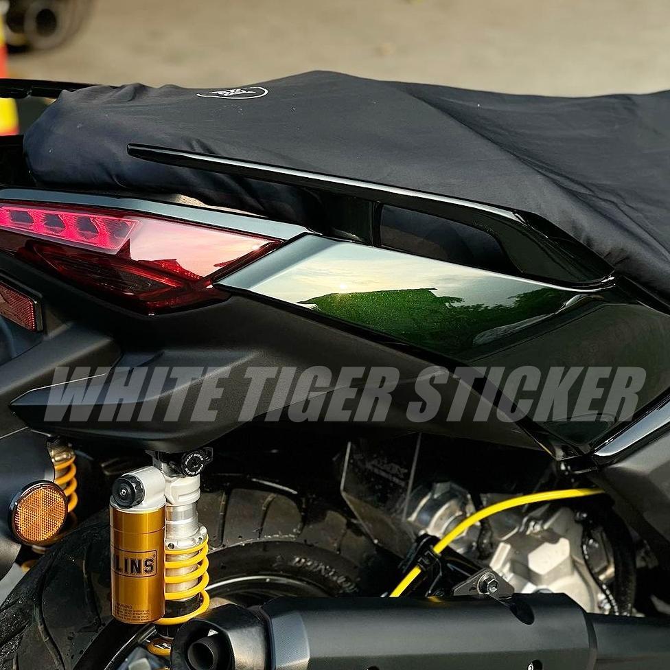 PREMIUM` SKOTLET STIKER MOTOR HITAM LEMBAYUNG HIJAU MOONLIGHT GREEN PREMIUM SCOTLITE MOONLIGHT GREEN