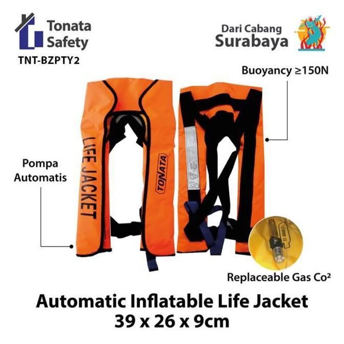 Automatic Inflatable Life Jacket / Jaket Pelampung Tiup Otomatis / Jaket Snorkling