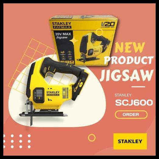 TERBARU MESIN GERGAJI JIGSAW BATERAI CORDLESS STANLEY SJC600