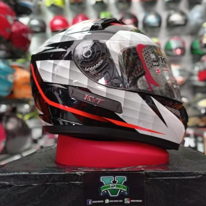 // HELM KYT K2 R # K2R DIAMOND WHITE FULL FACE OTIGINAL ''