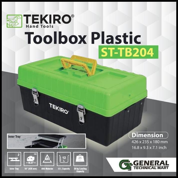 DISKON TOOL BOX TEKIRO 3 SUSUN PLASTIC
