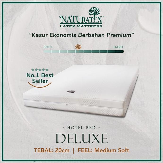 Blokx- Promo Terbatas  Kasur Latex Naturatex Hotel Bed Deluxe Uk. 120X200 Cm