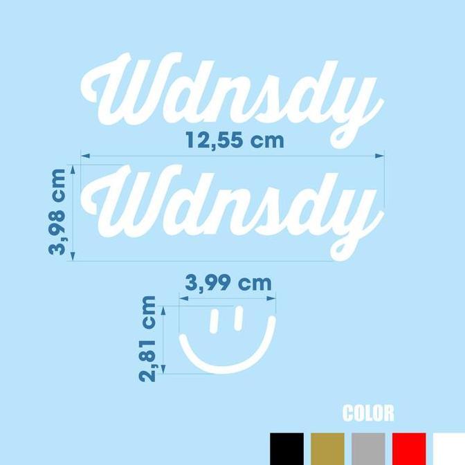 Ready Cutting sticker stiker sepeda lipat road bike fixed bike wdnsdy logo pack vinyl