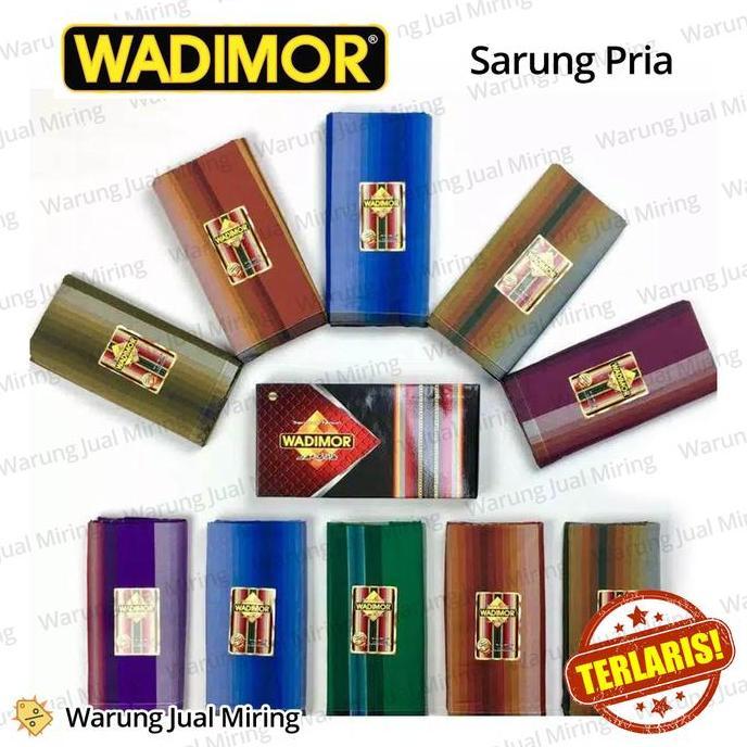 Youai- Sarung Wadimor Padang Horison Tiga Dara Klir - Kain Tenun Motif Kotak Kotak2 Dewasa Pria Laki