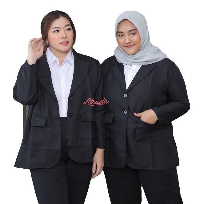 Fwbgy- Atractiv Blazer Formal Jumbo Wanita Ld150 Blazer Wanita Jumbo Oversize Ld120 Ld130 Ld145 Ld15