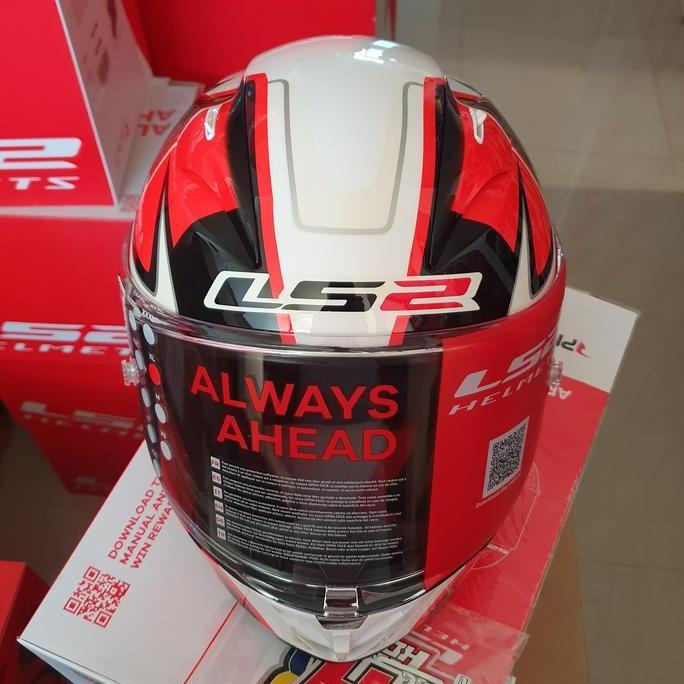 // HELM LS2 FF323 YONNY HERNANDEZ FULL FACE RINGAN //