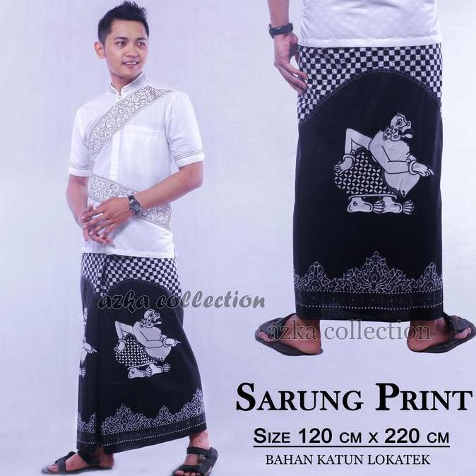 BEST SELLER SARUNG BATIK WAYANG GUNUNGAN BAGONG - SARUNG BATIK CAP PEKALONGAN - SARUNG MODERN ABU BI
