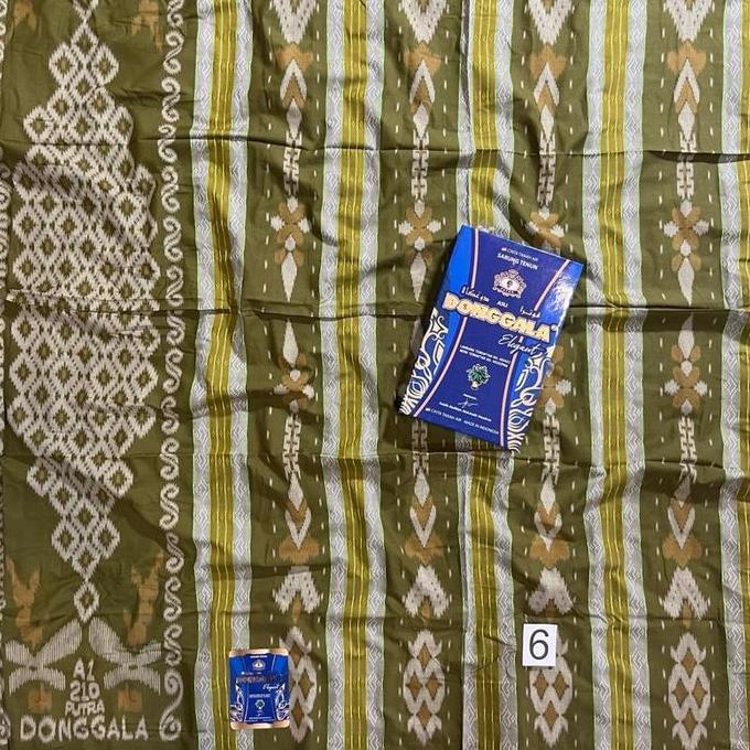 DISKON SARUNG DONGGALA ASLI SONGKET TIMBUL KEMBANG ELEGANT MOTIF SUTRA BHS BAHAN RAYON HALUS A1 210 