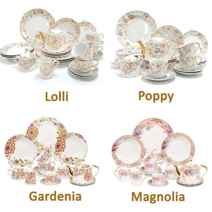 Thebest- Dinner set vicenza / Perangkat makan Vicenza D88