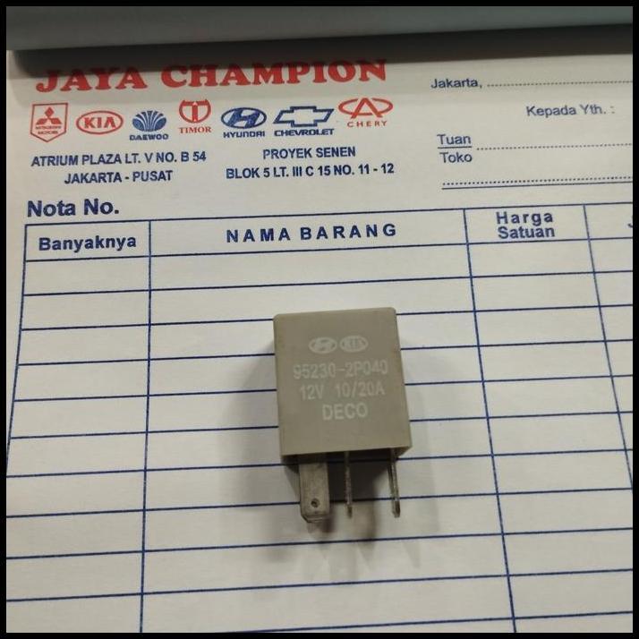 GRATIS ONGKIR RELAY KAKI 5 KIA HYUNDAI 95230-2P040 