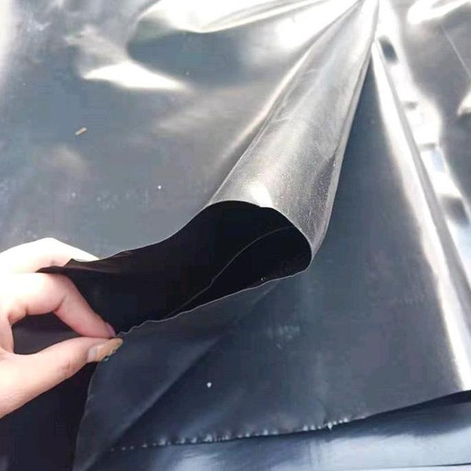 Plastik terpal Geomembran 200 micron lebar 6 meter