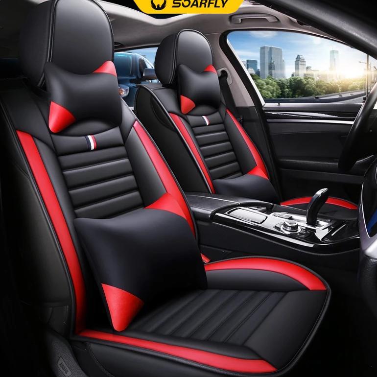 SOARFLY Sarung Jok Full Set/Cover Jok Mobil/Jok Mobil Copotan/Alas Jok Mobil Empuk Untuk Toyota Hond