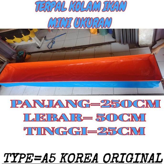 kolam terpal mini a5 250x50x25