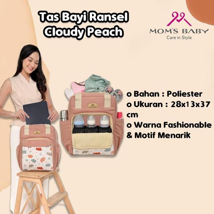Moms Baby Tas Perlengkapan Bayi Ransel All  Series | Moms Baby Tas Bayi Backpack All Series