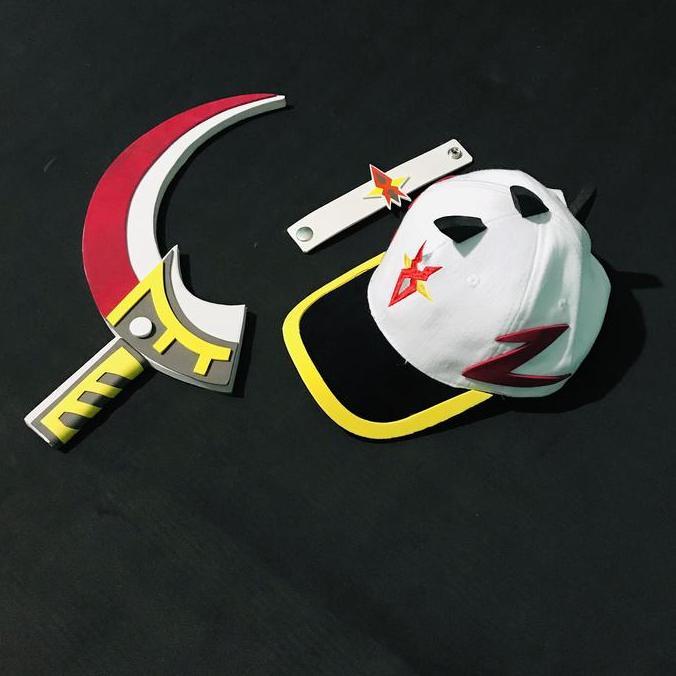 Topi boboiboy supra plus pedang 1