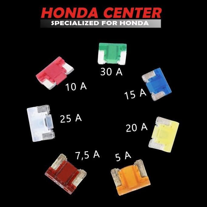 fuse sekring pendek micro mini tusuk tancap mobil honda jazz city crv