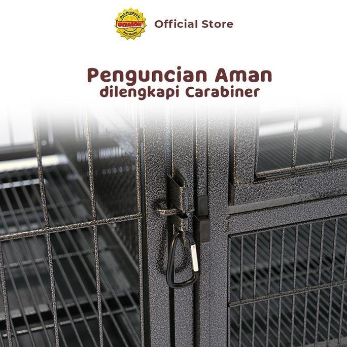 Kandang Octagon - Kandang Sekat Besar | Kandang Anjing Beranak | Kandang Hewan Sekat
