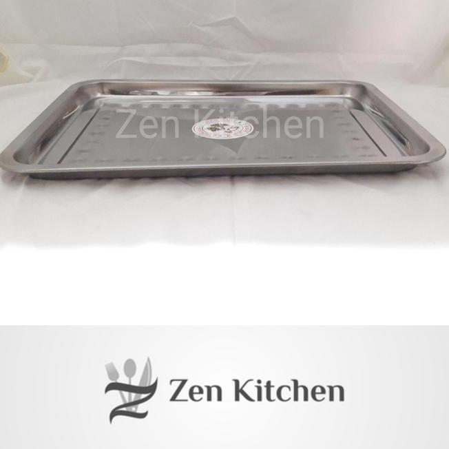 Nampan Baki Stainless 40X30X2 Tebal