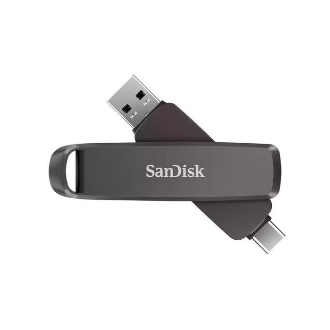 Sandisk Extreme Pro Dual Drive Flashdisk 1TB OTG USB 3.2 Gen 2 USB-C (SDDDE1-1T00-G46)