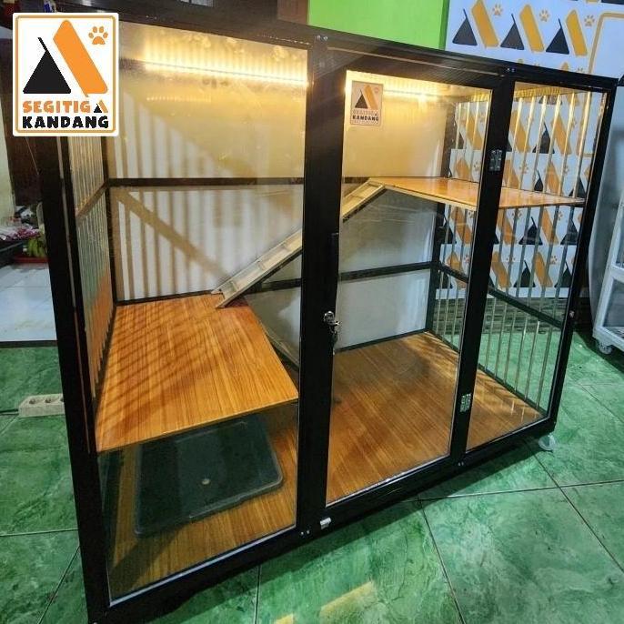 Kandang Kucing Aluminium 1 Pintu Sultan
