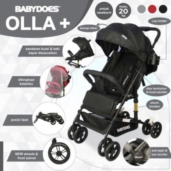 Stroller BabyDoes / Baby Does Olla + / Kereta Dorong Bayi