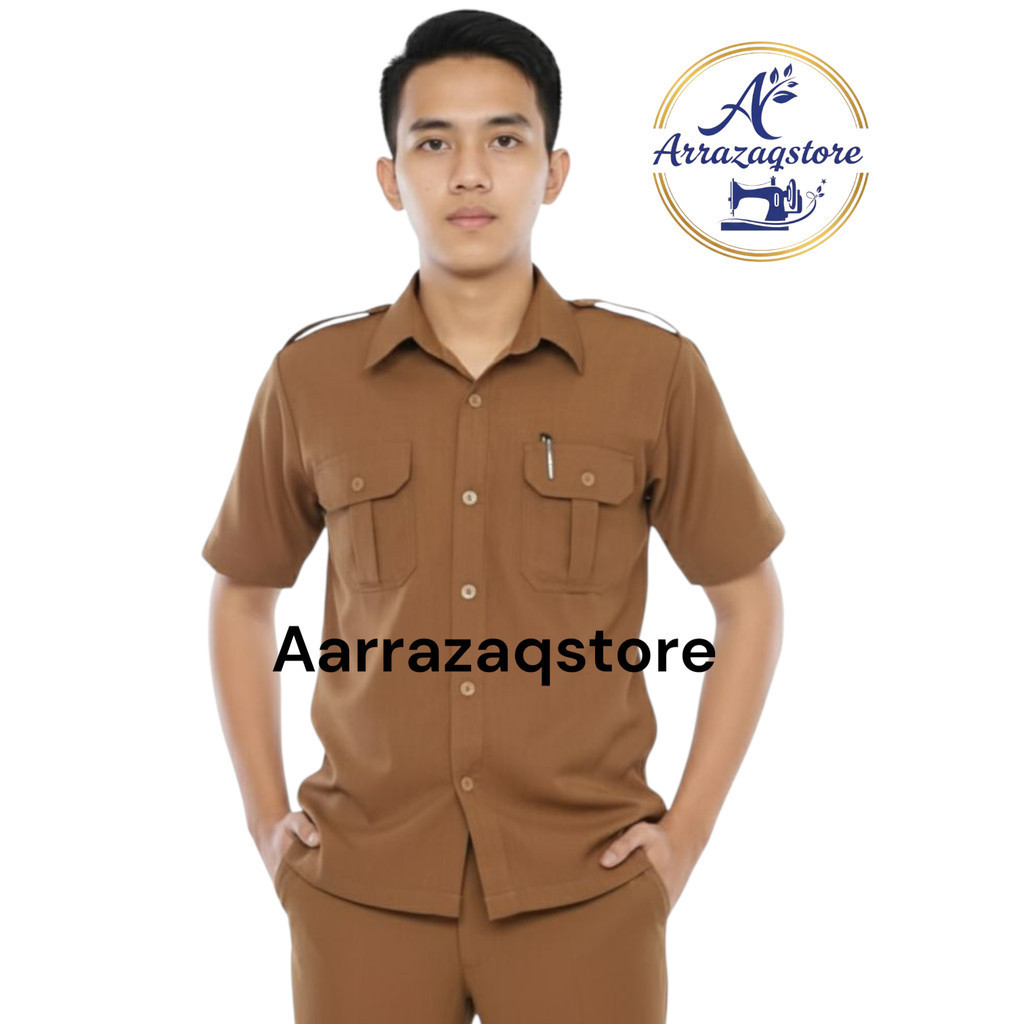 Seragam pns pria khaki tua seragam pemda pegawai negeri baju pns pria khaki tua