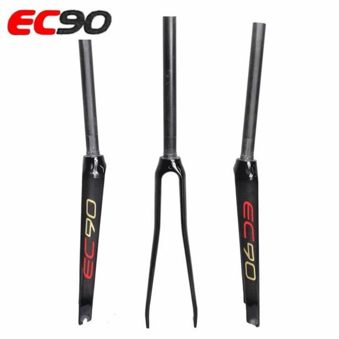 EC90 Fork Carbon 700C Fork full Carbon Rigid Garpu fork Sepeda