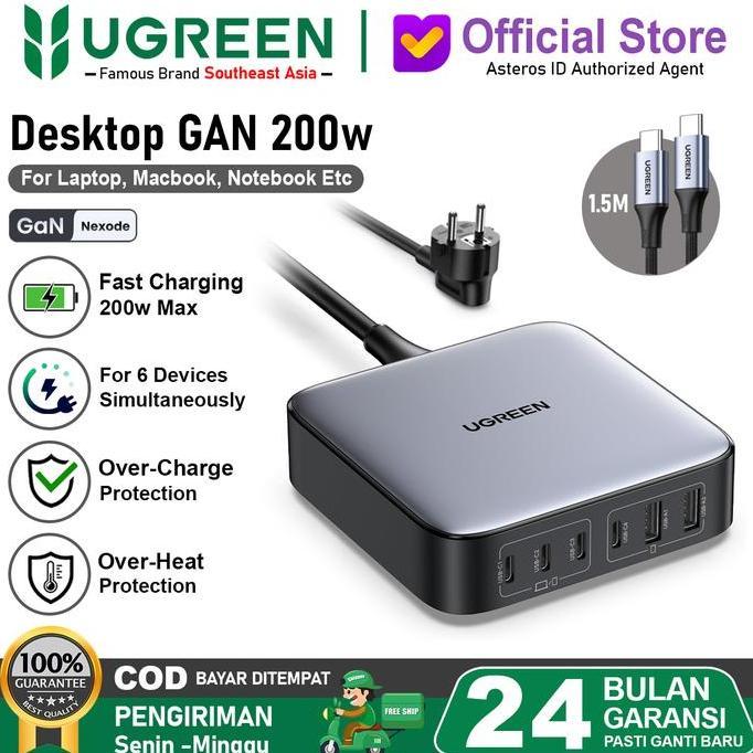 aldasesies - ugreen desktop charger 140w 200w fast charging for macbook laptop
