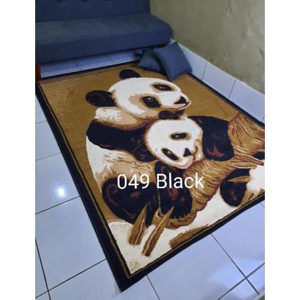 Karpet Motif Panda Harimau Kulit Binatang Animal Print 160x210 cm