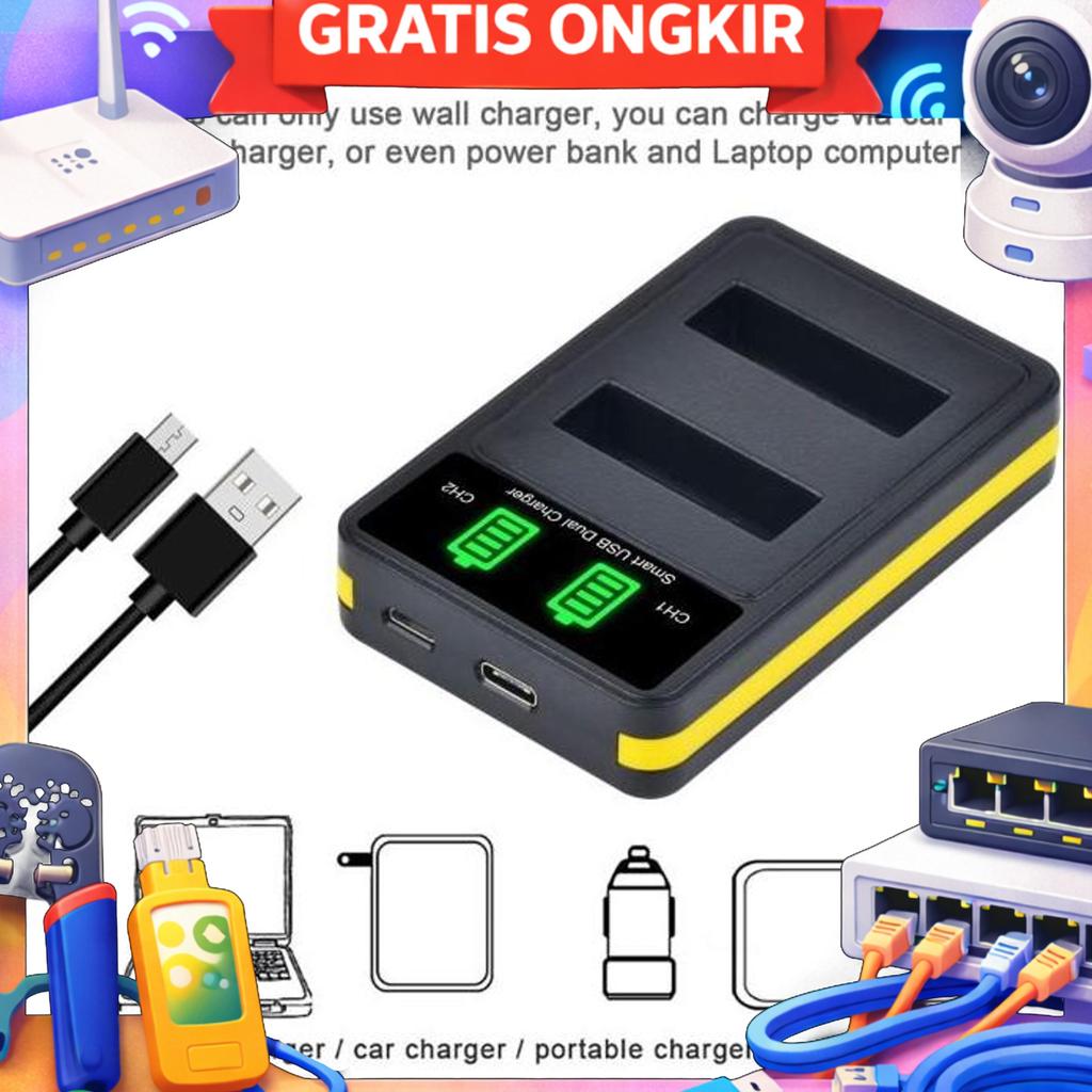 Baterai Panasonic Lumix Dmc-Gm1 Gm1K Gm1S Gm5 Dmc-Gf7 Gf7K Dmw-Blh7