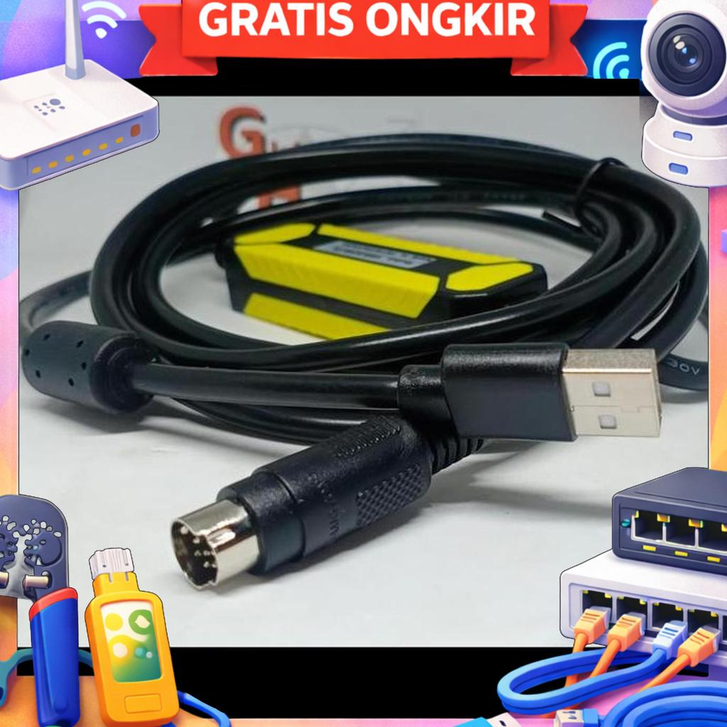 Usb-Sc09-Fx Fx-Usb-Aw Plc Data Programming Cable For Mitsubishi Fx Plc