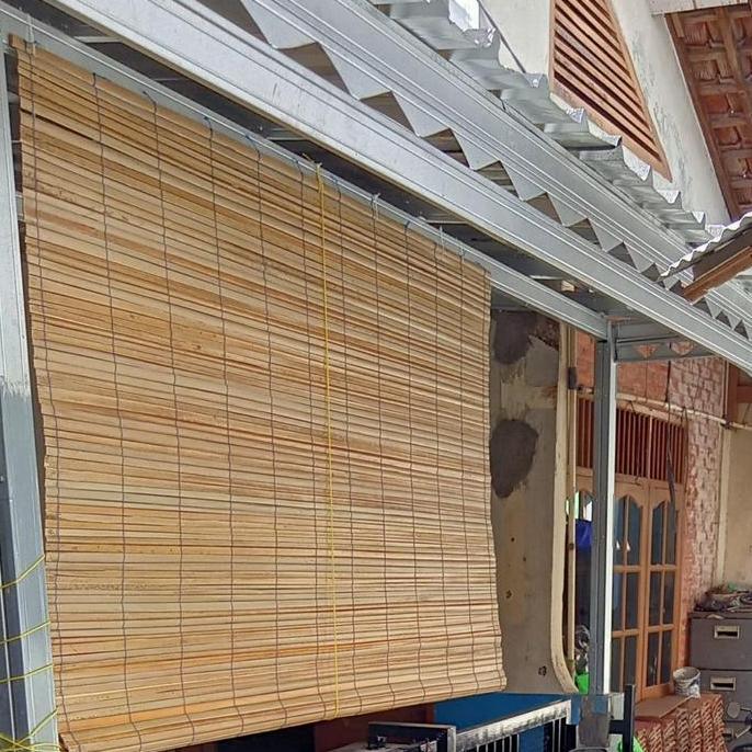 kerey/tirai out door kulit sawit ukuran 2x2