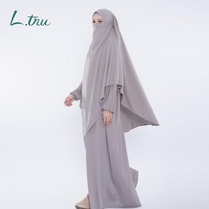 Grosir L.Tru - Set Kaftan & Khimar | Kaftan Ramadhan | Set Baju Haji Dan Umroh