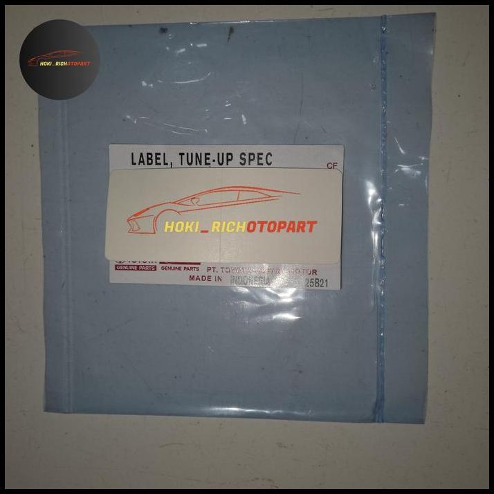 HOT DEAL STIKER LABEL COOLING FAN CAUTION AVANZA 2022 VELOZ 2022 ORIGINAL 