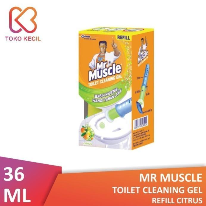 Mr Muscle Toilet Cleaning Gel Citrus 36ml Refill