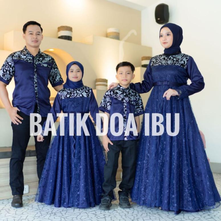 Baju couple pasangan lebaran couple keluarga gamis couple keluarga gaun couple ibu anak gamis brukat
