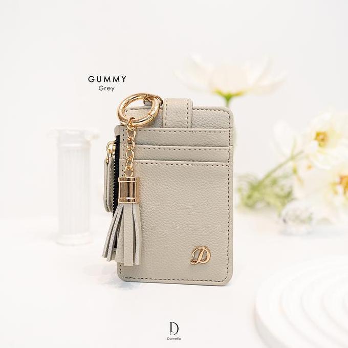 Damelia Melstore JKT Gummy Cardholder Wanita Dompet Kartu Leather