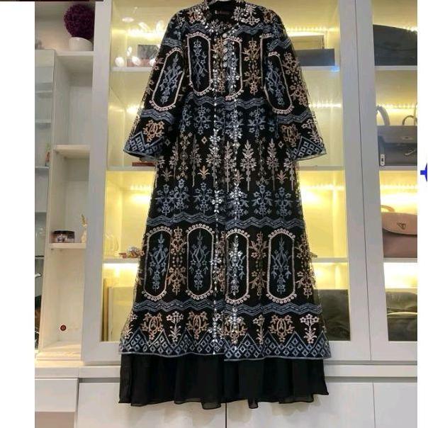 Grosir Gamis Andari Black Series 2 Gamis Alika Design 2025