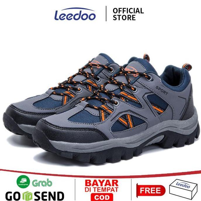 Thebest- Leedoo Sepatu Hiking Anti Air Sepatu Olahraga Sepatu Gunung MH208