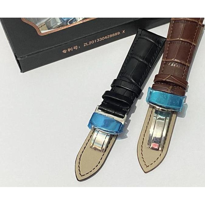 Strap tali jam tangan kulit butterfly time veranda