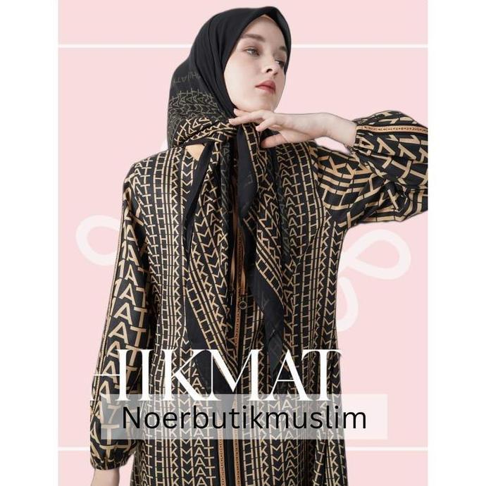 Murah Hikmat Fashion Original A8847-12 Abaya HikmatNoerbutikmuslim