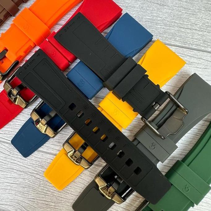 Tali Jam Karet Silikon Alexandre Christie Original, Strap Rubber Alexandre Christie Original