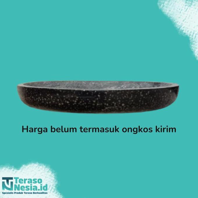 Invoice tatakan pot teraso bulat | tatakan pot terazzo tipe melon | tatakan teraso