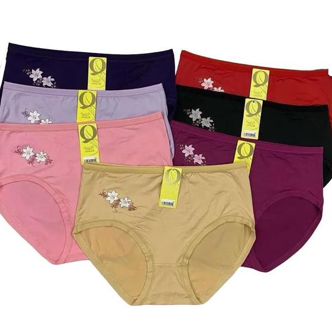 3 Pcs CD Wanita Jumbo Bahan Halus Super Lembut BB 55-90Kg