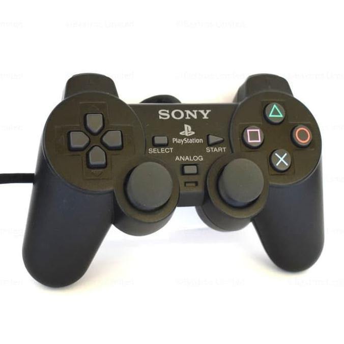 Stik Stick PS2 Ori Original Mesin Warna Hitam Second