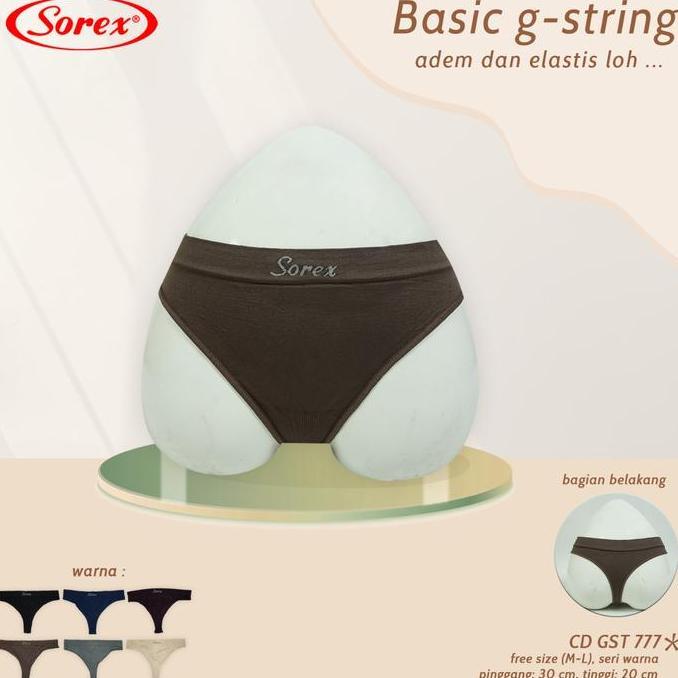 SOREX 777 BASIC G STRING - CD CELANA DALAM WANITA