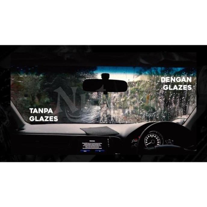 Nutens Glazes - Pelapis Kaca Mobil Anti Air Efek Daun Talas Water Repellent