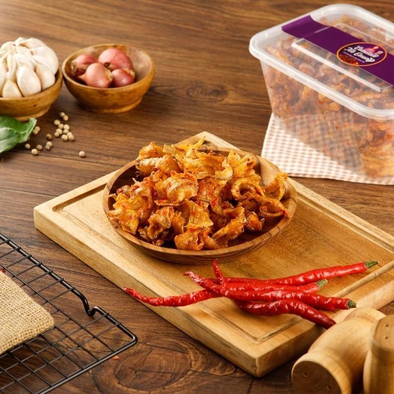 IKAN ASIN KAPAS BALADO BOX 280 GRAM | LAUK IKAN ASIN | IKAN ASIN BALADO Termurah