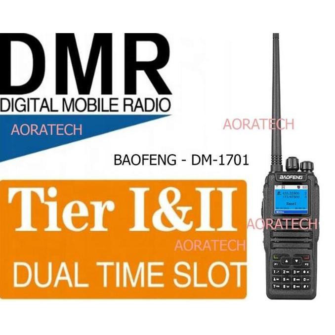 Sale Ht Baofeng Dmr Digital Radio / Analog Dual Band 5 Watt Dm-1701 Dm1701 Opendg77