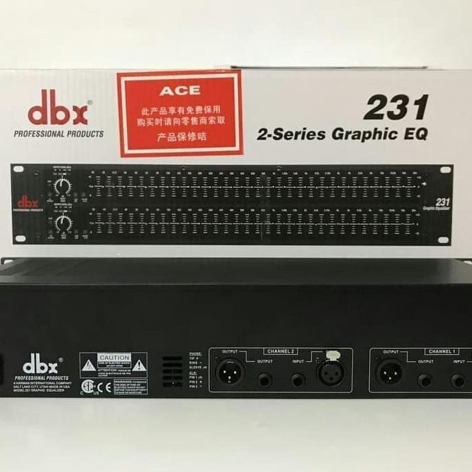 Newall-- Equalizer Dbx 231 (31 Channel ) Profesional Equaliser Audio